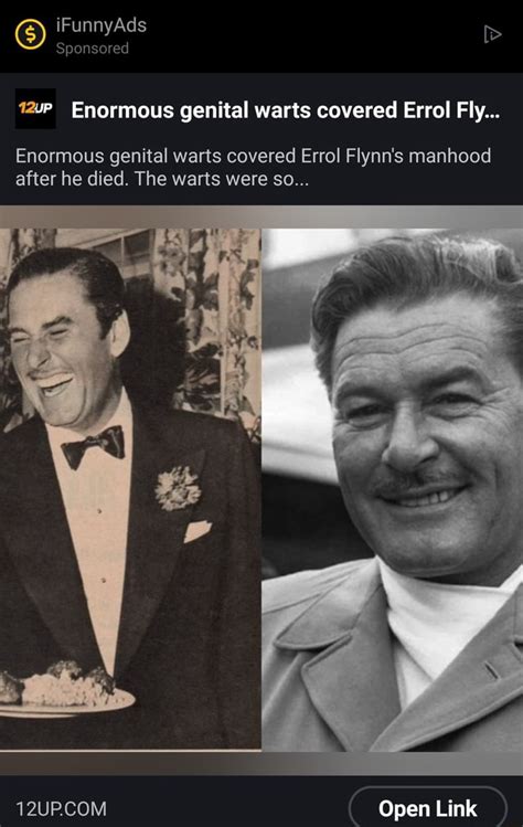 errol flynn penis|Errol Flynn’s Genital Warts